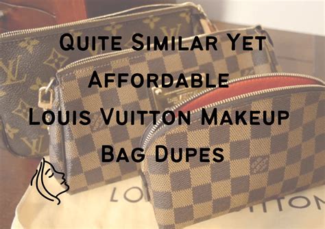 dupe louis vuitton makeup bag|louis vuitton dupe alternatives.